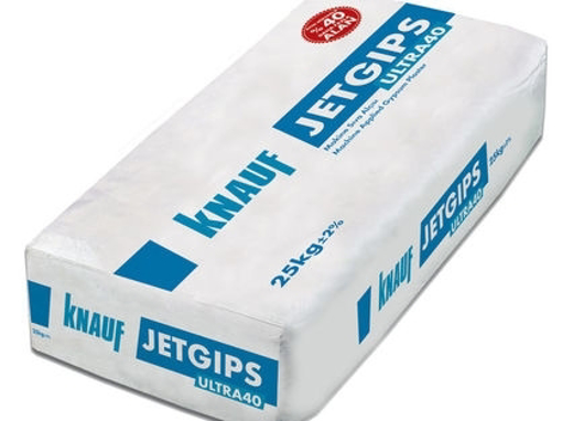 Picture of Knauf Jetgips Ultra 40 თაბაშირის ბათქაში მანქანური დამუშავებისათვის (25 კგ)